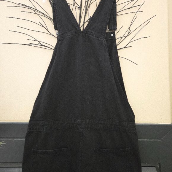 NWT Tall Black straight leg distressed dungarees for men sz 40 - Picture 6 of 8